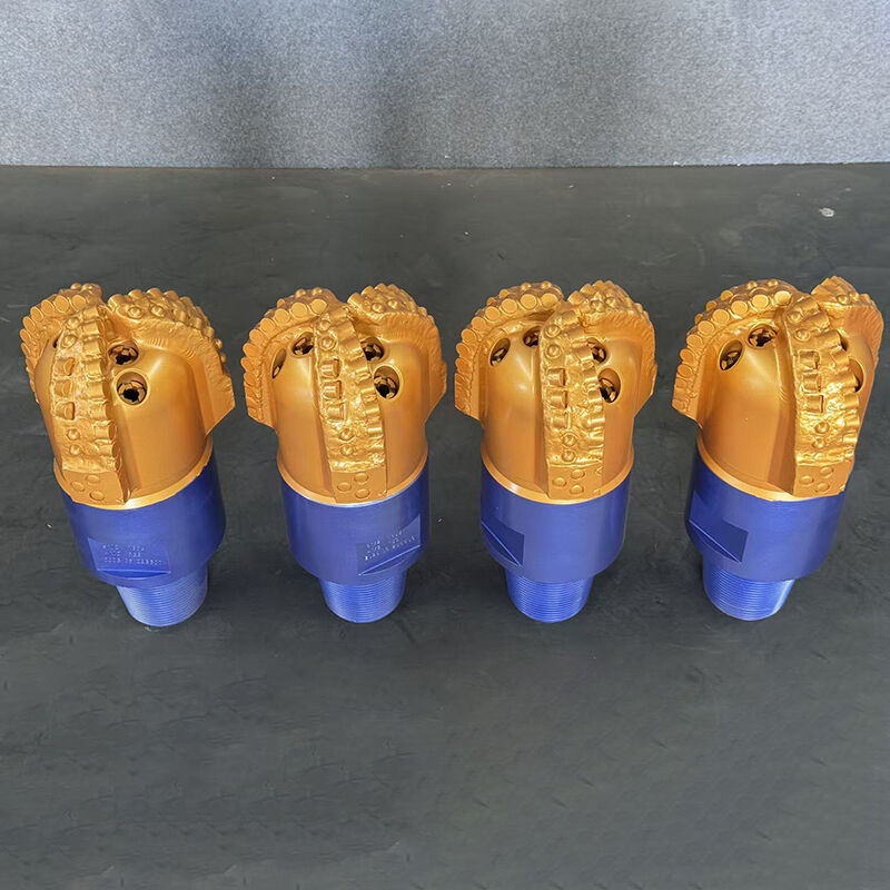 Gereedschap voor het boren van waterputten, het snijden van steen en rotsen, 3 bladen, 8 1/2 inch (215,9 mm) boorbits, matrixlichaam, diamant Pdc bit